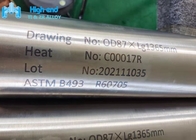 Thanh tròn hợp kim rèn Zirconium ASTM B550 R60705