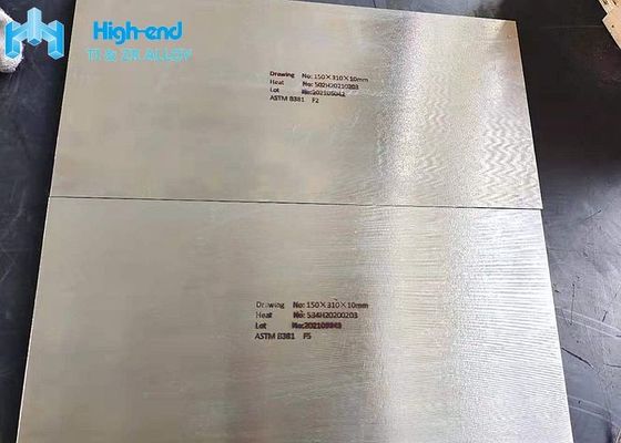 Tấm hợp kim mỏng F5 Tấm titan mỏng 10mm ASTM B 348